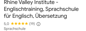 5 Sterne bei google